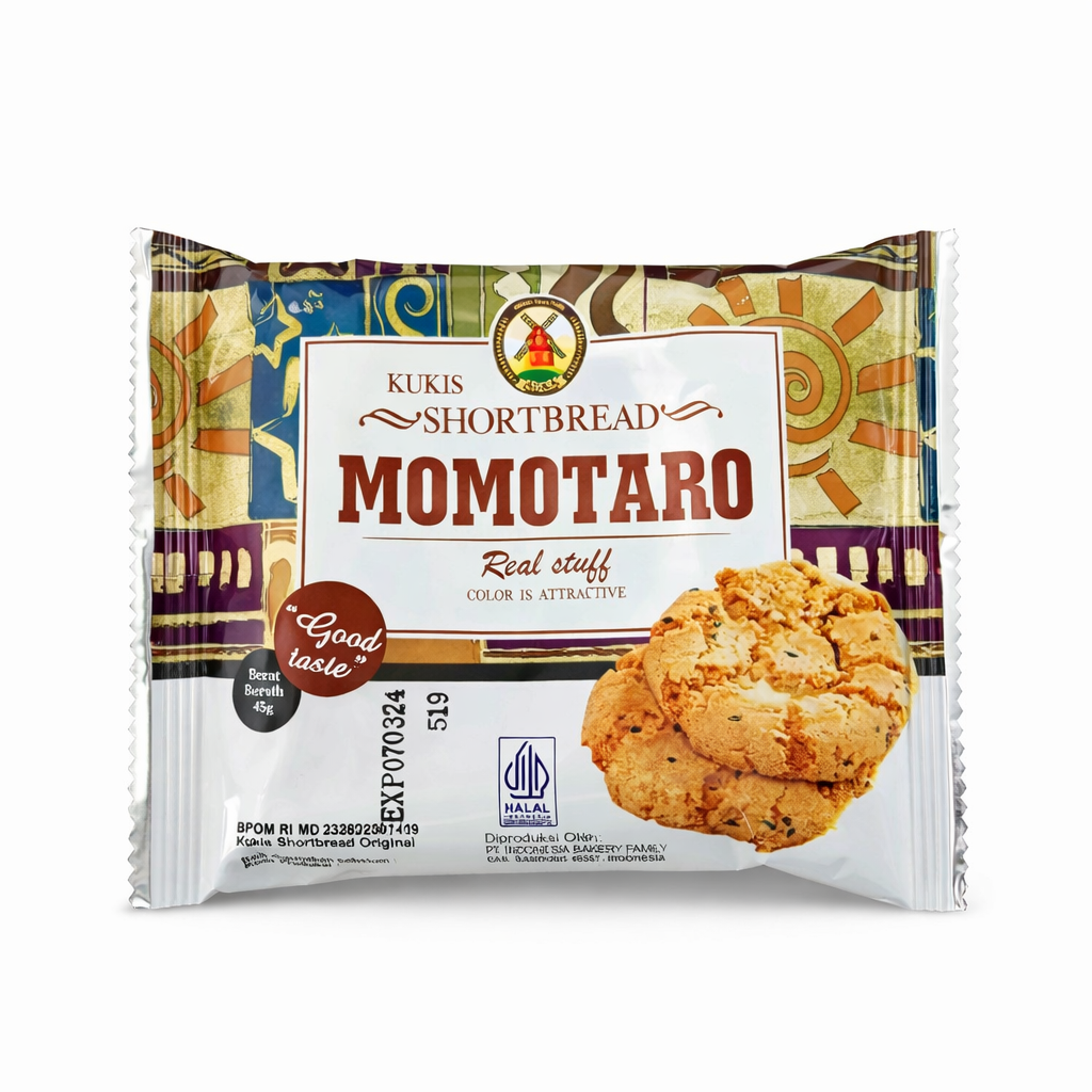 MOMOTARO COOKIES SHORTBREAD 40 GRAM - Gambar 2